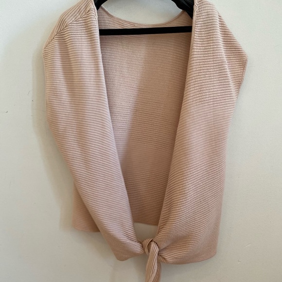 Dynamite Pink Open-Back Sweater - Picture 2 of 6